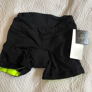 Lululemon black bike shorts